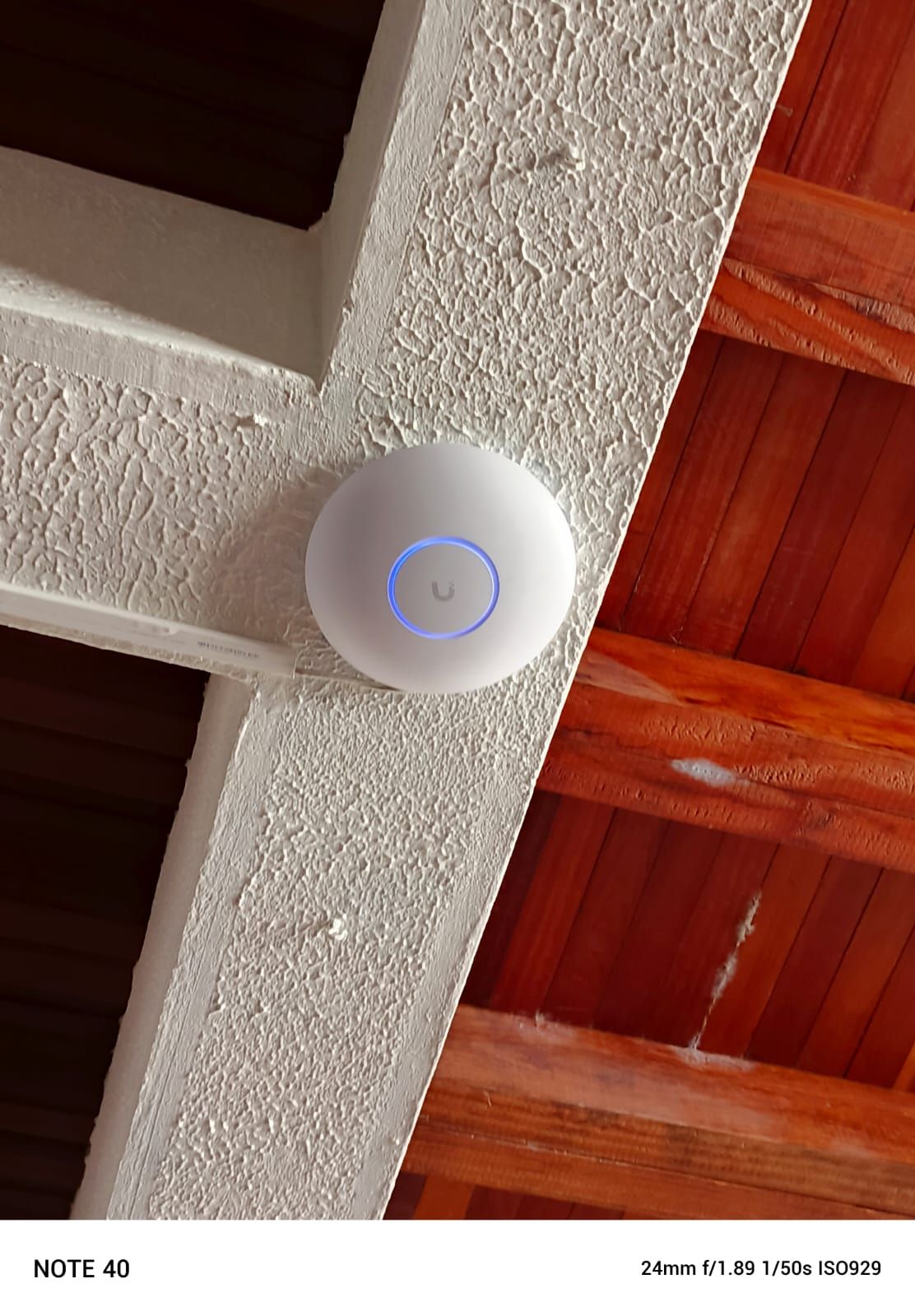 Punto de red instalado y probado